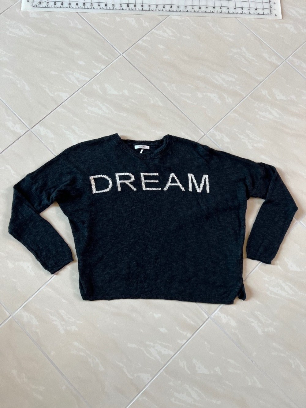 #2944 StitchDrop Women's Black Dream Sweater XS